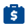 icon of briefcase with dollar sign