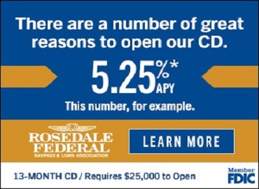 13 Month CD Special 5.25% Ad